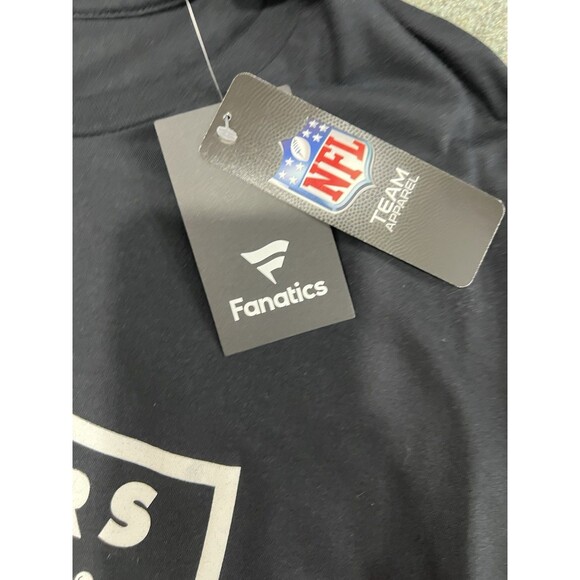NFL Team Apparel Raiders Football Men’s Tshirt Size XXL NEW #80 Thomas - Picture 5 of 11